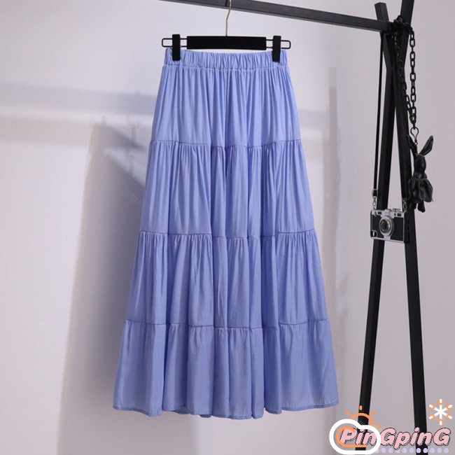 Chân Váy Dài Xếp Ly Thời Trang Nữ Tính