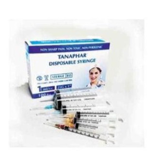 1 hộp bơm tiêm 1ml, 3ml, 5ml, 10ml,50ml tanaphar