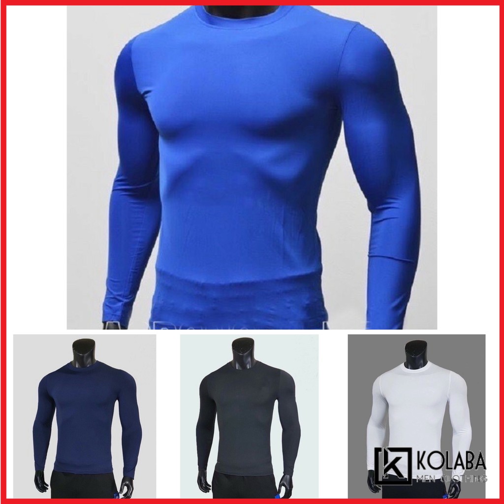 Áo Giữ Nhiệt Nam thể thao dài tay nhiều màu size từ 45 đến 90kg GN01 KOLABA | BigBuy360 - bigbuy360.vn