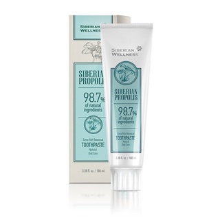 (hoàn xu 20%) Kem đánh răng 98,7% thảo dược, keo ong siberi Nga 100g