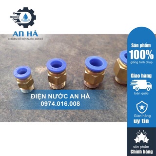 Đầu nối ren ngoài 9.6,13,17,21 ra ống hơi khí nén,ống phun sương 6,8,10,12