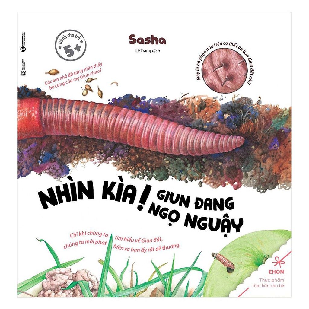 Sách - Ehon Nhìn Kìa! Giun Đang Ngọ Nguậy