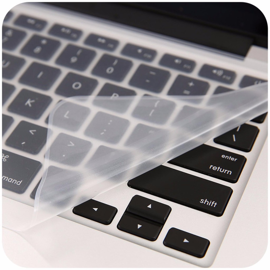 Tấm phủ bàn phím laptop silicon 13 -> 17 inch (che bụi, chống nước cho laptop, chống bay chữ)