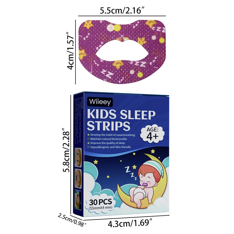 Miếng Dán Chỉnh Miệng Chống Ngáy Khi Ngủ Tiện Dụng