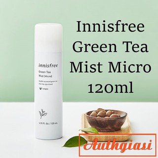 Xịt Khoáng Phun Sương Innisfree Green Tea Mist Micro XK dưỡng ẩm 120ml
