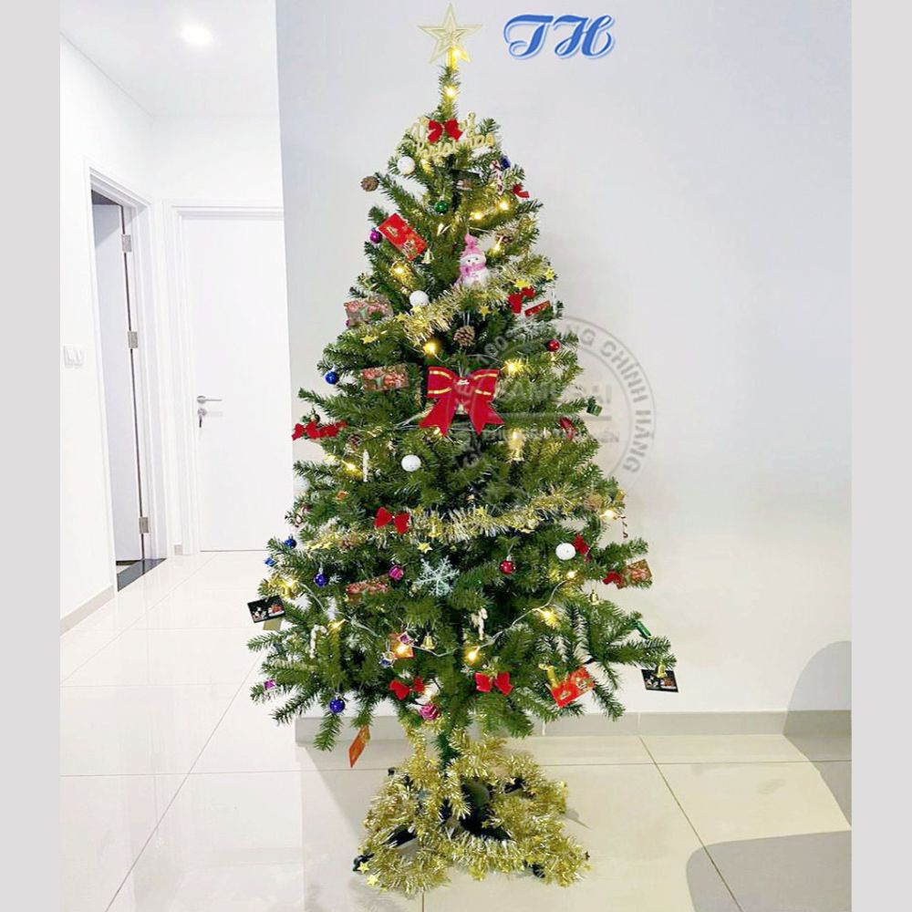 HỎA TỐC HCM Cây thông noel 1m5 , 1m8 trang trí giáng sinh Full phụ kiện trang trí