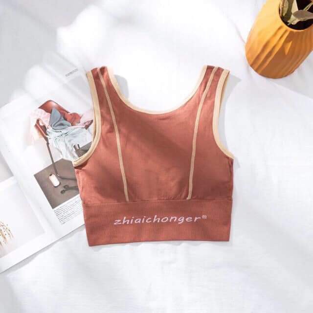 Áo bra tập gym yoga thể thao crotop sẵn đệm ngực hàng đẹp giá rẻ 0383 - Mbra94