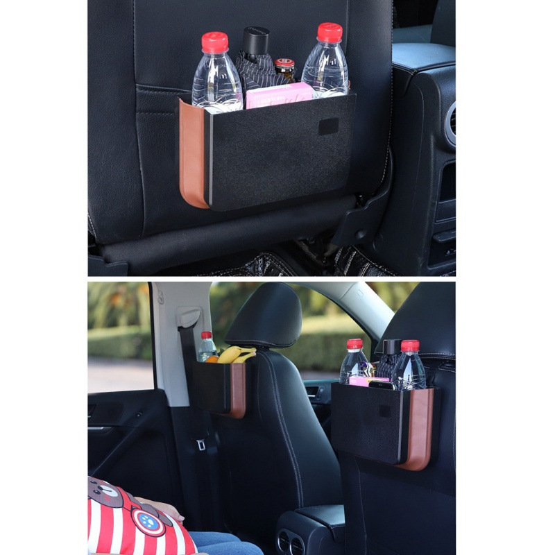 Thùng rác đa năng có thể gấp gọn chống thấm nước gắn lưng ghế ngồi xe hơi