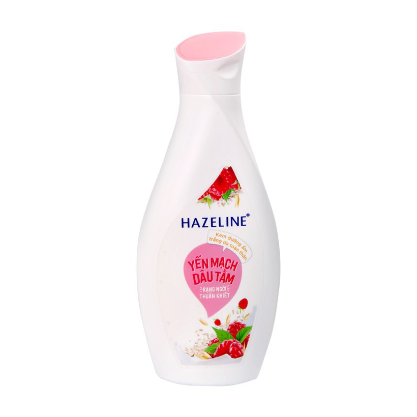 Sữa dưỡng thể dưỡng trắng Hazeline yến mạch dâu tằm 230ml