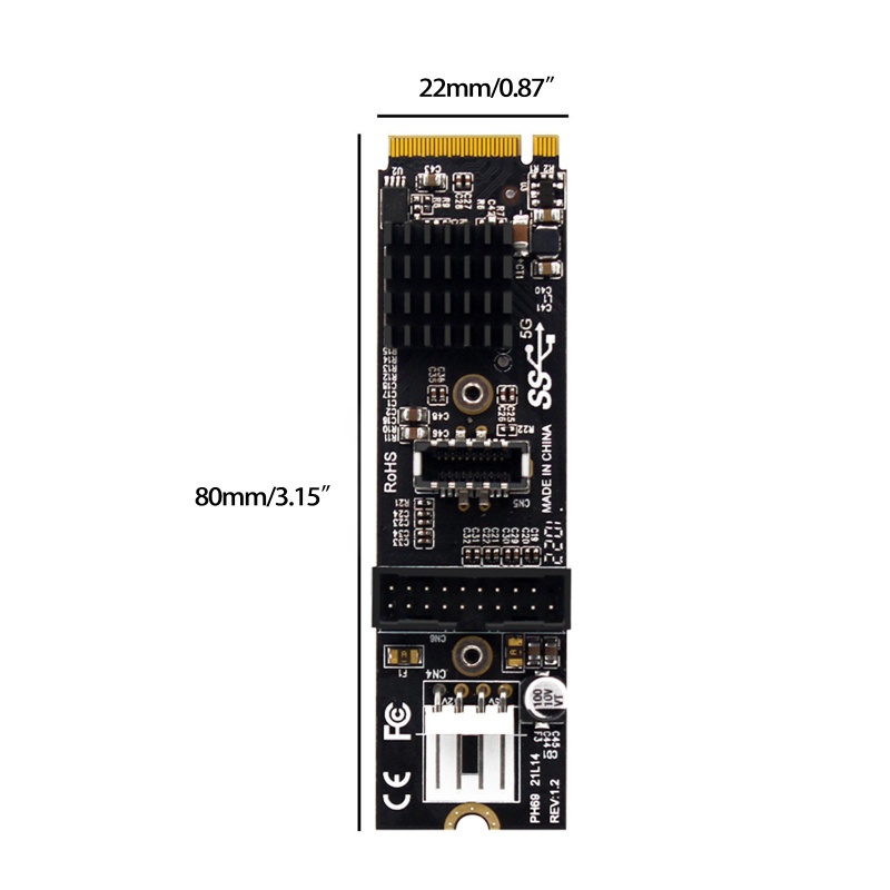 Bộ Chuyển Đổi M.2 Sang USB 3.1 5 Gbps Cho M.2 SSD