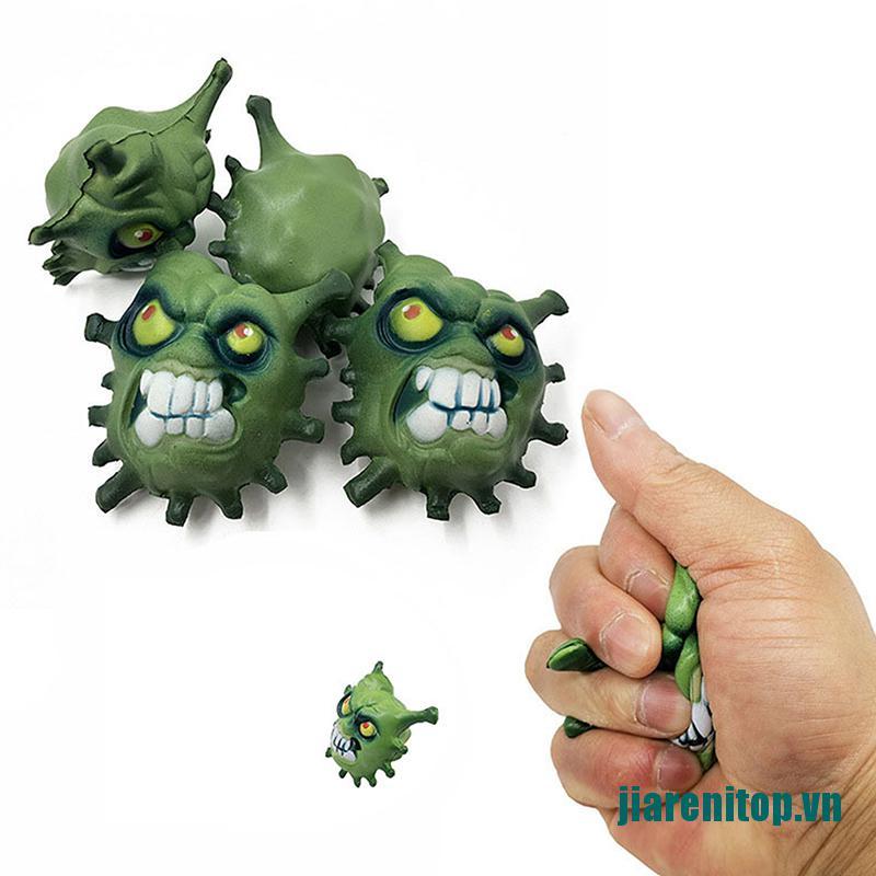 【new】Simulation Virus Slow Rebound Decompression Venting PU Toy Interesting Gifts