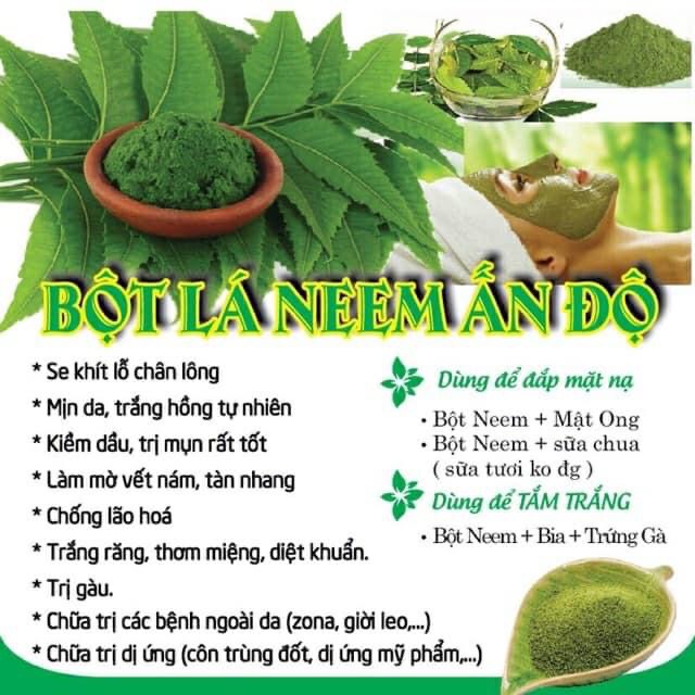 Bột Lá Neem Mỹ Phẩm handmade