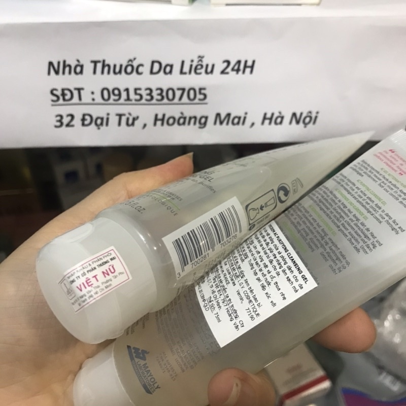 Sữa rửa mặt Topicrem AC Purifying Cleansing gel 75ml