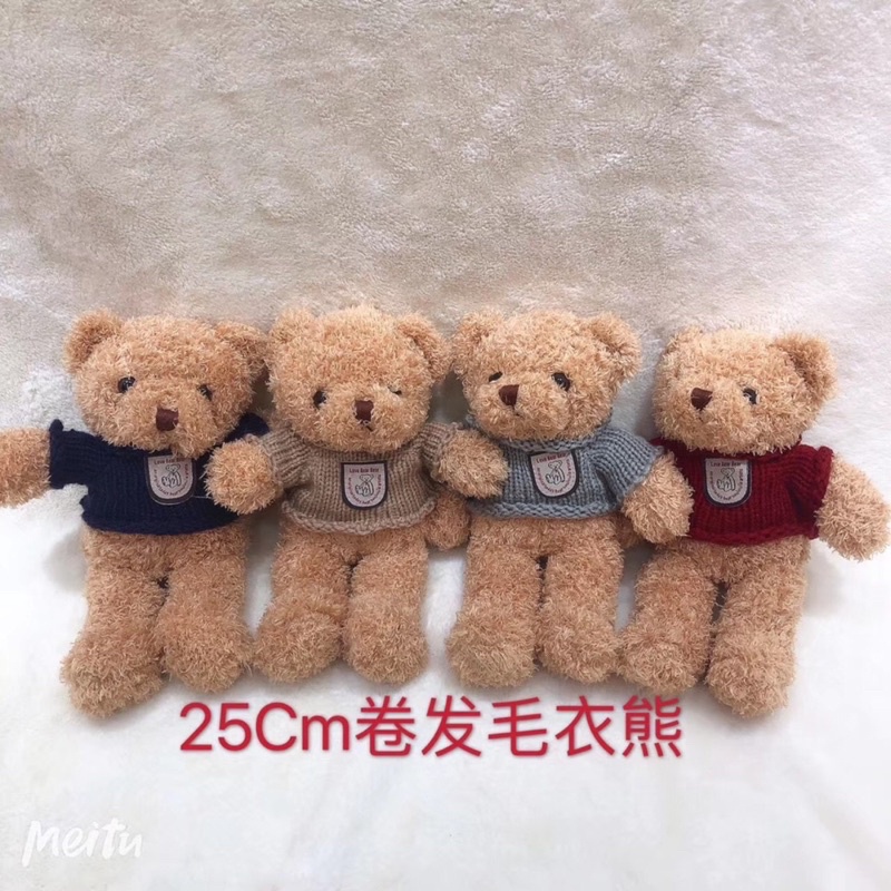 Gấu bông teddy mặc áo len  các cỡ