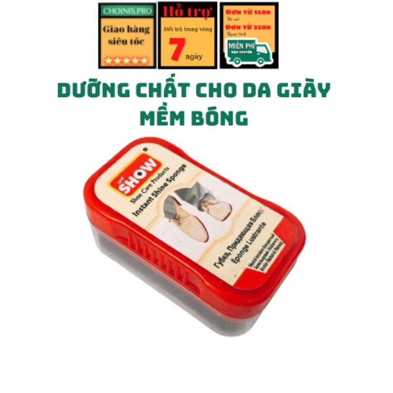 Dưỡng chất làm mềm bóng bề mặt da Giày, túi, ví SHOW