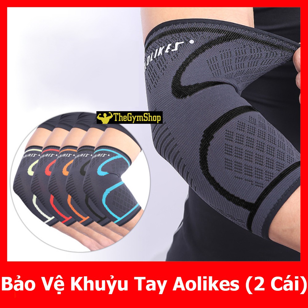 Đôi băng bảo vệ khuỷu tay tập thể thao Aolikes 1 đôi