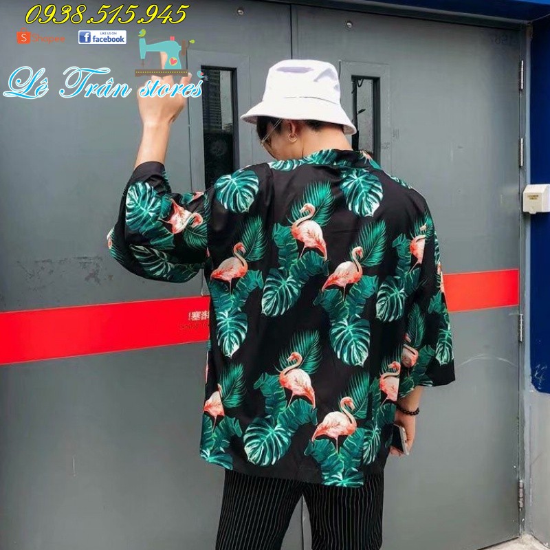 CÓ SIZE - ÁO KHOÁC KIMONO Haori Happi phong cách Harajuku Nhật Bản HỌA TIẾT RỒNG CÁ CHÉP SẾU HỒNG HẠC | WebRaoVat - webraovat.net.vn