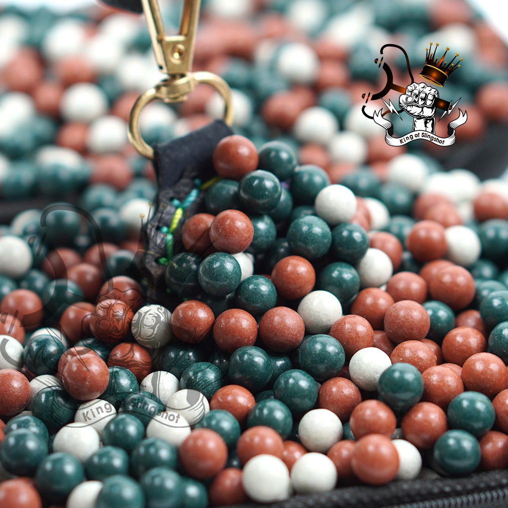 Bi đất nung pha bột sắt hít nam châm - bi trộn của bi 7-8-9mm cho các bác sử dụng siêu đỉnh, cực dễ dàng