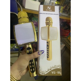 Mic hát karaoke không dây YS 91, Micro karaoke Bluetooth