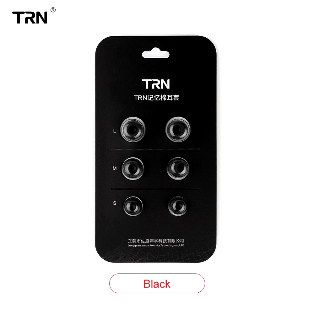Bộ 6 nút bọc tai bằng mút xốp chống tiếng ồn dành cho tai nghe TRN 4.5mm