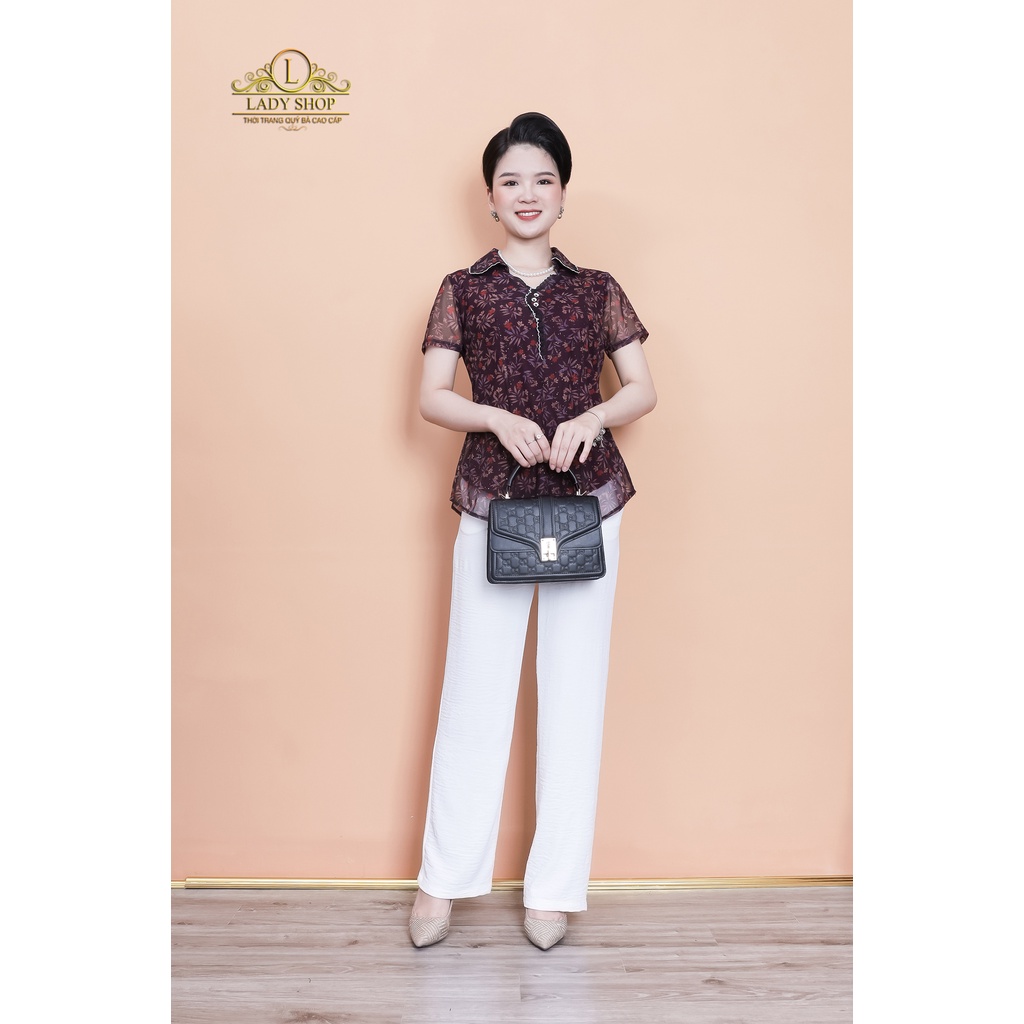 Áo Thun Lưới Trung Niên Ladyshop thời trang nữ cao cấp TK815