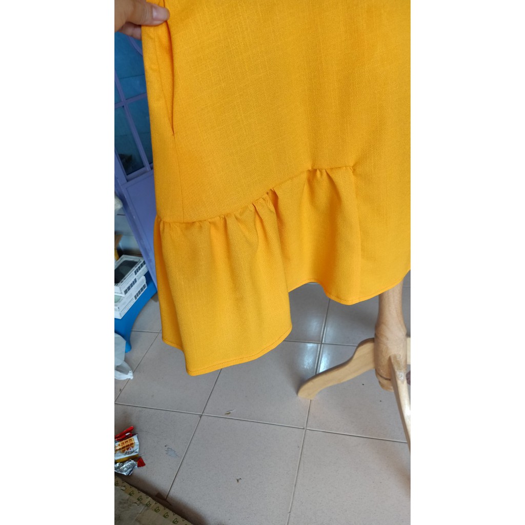 Đầm bầu công sở[ SALE LỖ VỐN ] Đầm bầu, váy bầu thời trang thiết kế chất liệu LINEN PREMIUM Free size 43~70kg