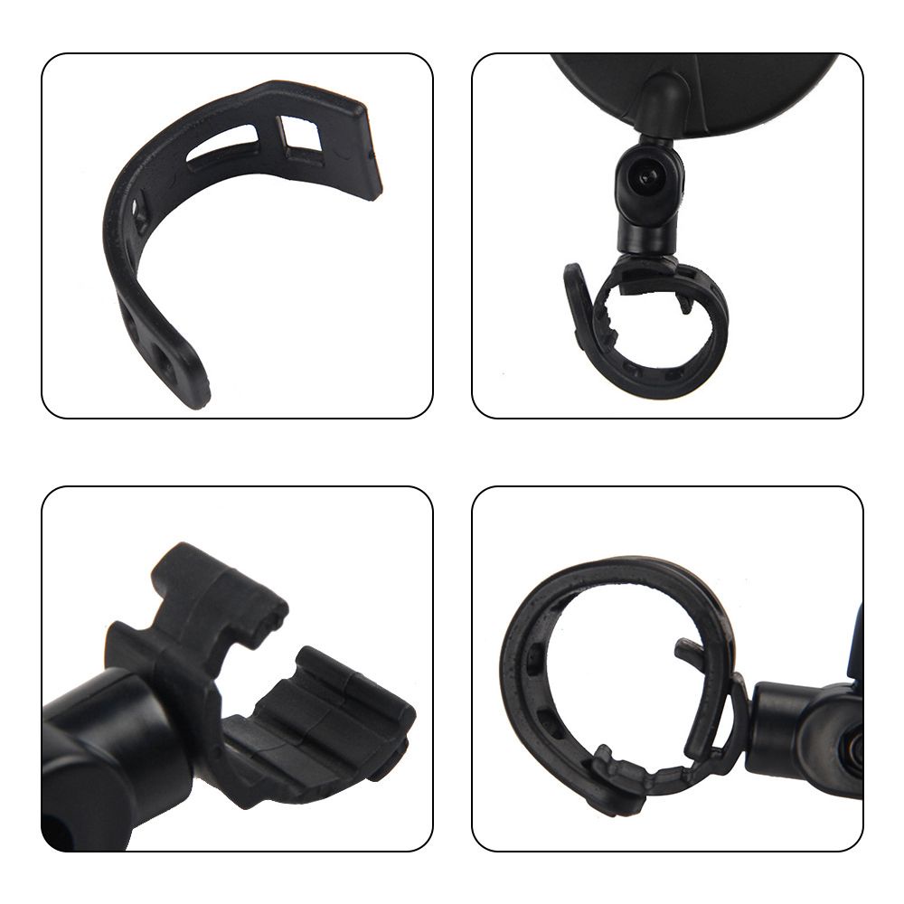 Gương Chiếu Hậu Gắn Tay Lái Xe Đạp Mtb Xoay 360 Độ Nhiều Màu Tùy Chỉnh Tiện Dụng