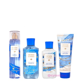 Bộ Sản phẩm Mist Xịt Toàn Thân, Gel Tắm,Lotion BBW Denim & Daisies Từ Mỹ