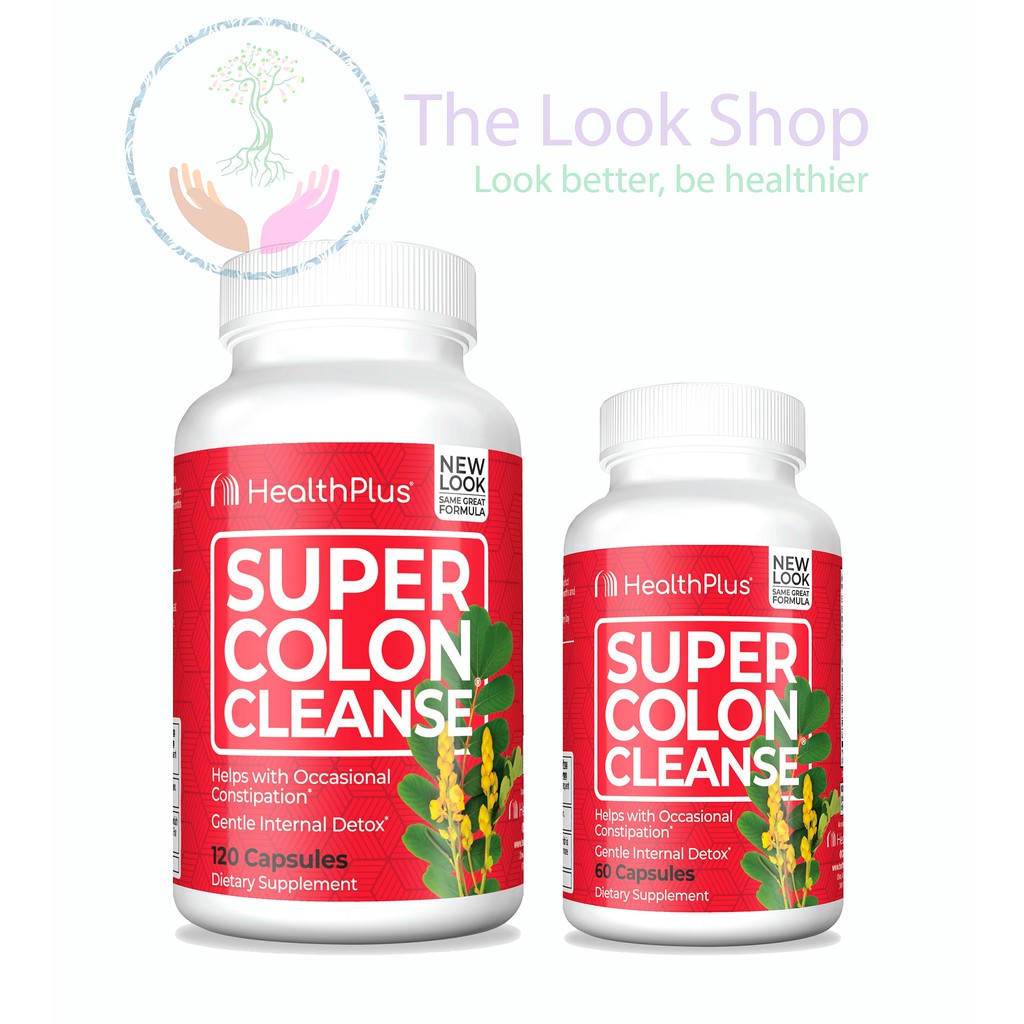 Viên uống thảo mộc detox Super Colon Cleanse- Health Plus Inc