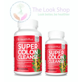 Viên uống thảo mộc detox Super Colon Cleanse- Health Plus Inc