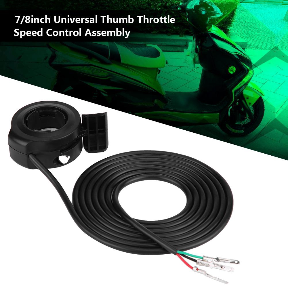 Skej 22mm 7/8inch Universal Thumb Throttle Speed Control Assembly for E-Bike Electric Bike Scooters