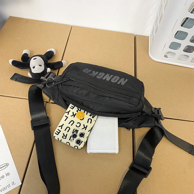 Túi Đeo Chéo Nylon Chống Thấm Nước Thời Trang Hàn Quốc Dành Cho Nam