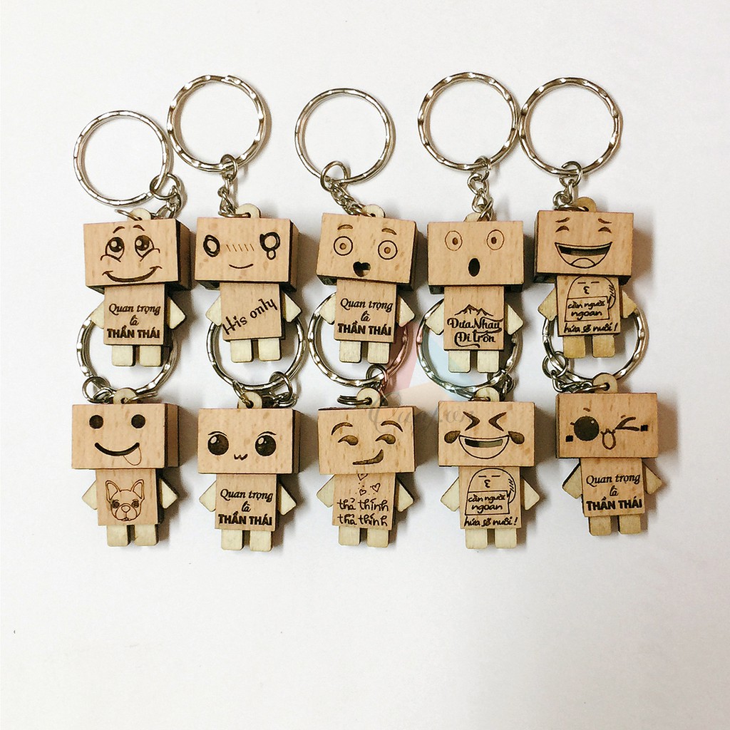 (Combo 100) Móc khóa Danbo sắc thái