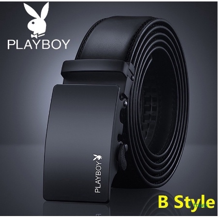 Thắt Lưng Da Playboy Khóa Tự Động Cá Tính Cho Nam