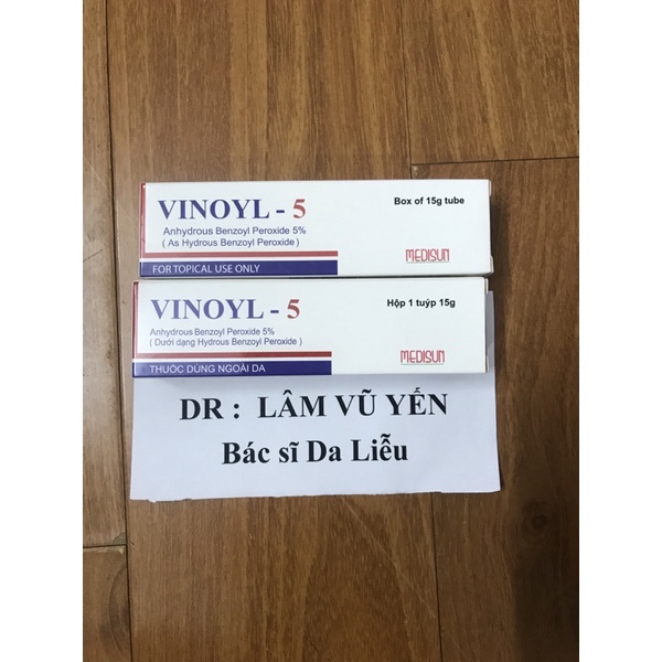 Gel chấm mụn Vinoyl-5/10 - Dr. Lâm Vũ Yến