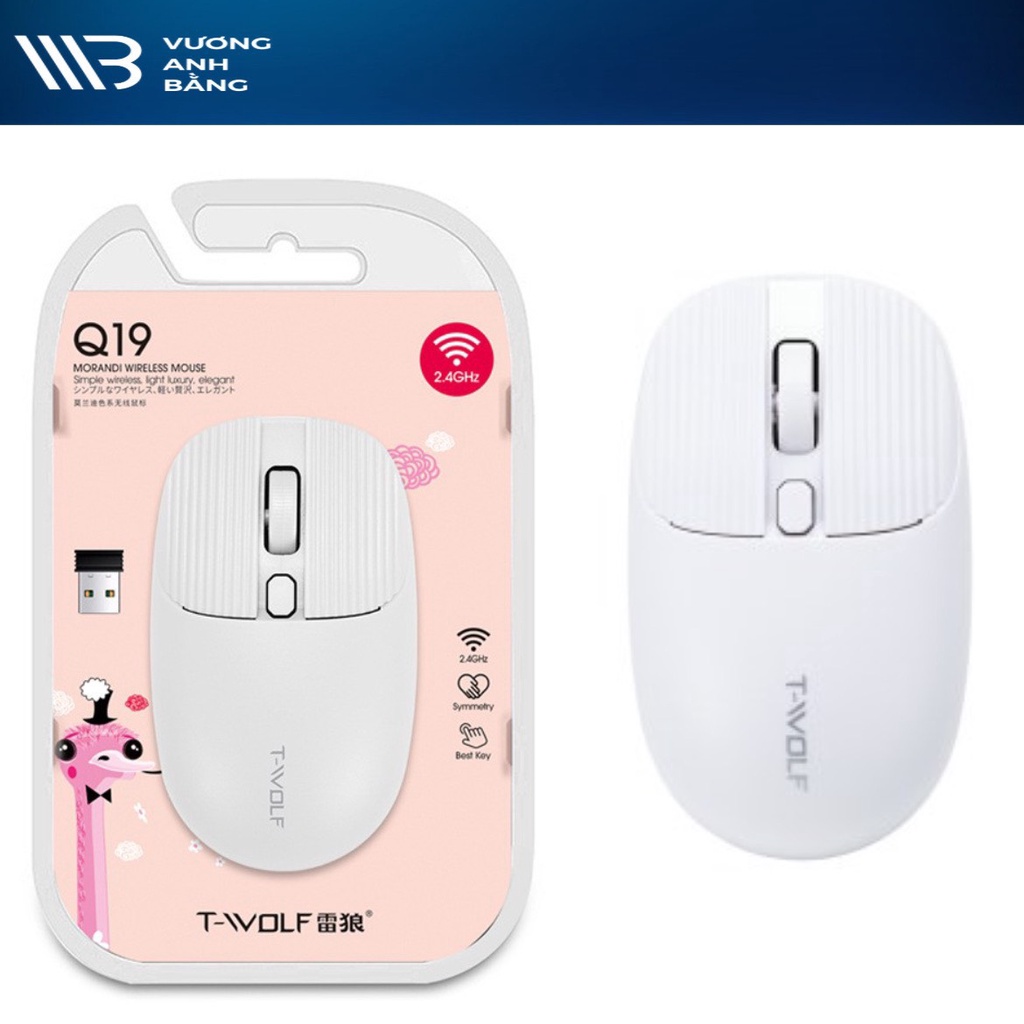 Chuột, Mouse máy tính không dây T-WOLF Q19