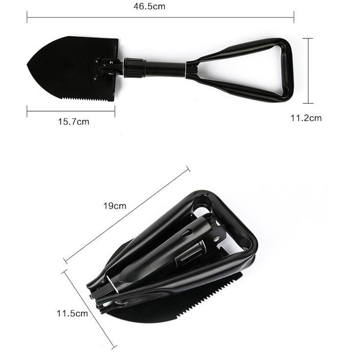Cuốc xẻng gập đa năng