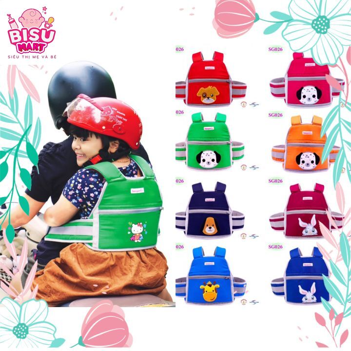 Đai xe máy, Đai an toàn cho bé kiểu BALÔ Supeguardo size XXL