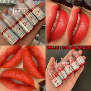 Mực Môi Nano Liquid gh chính hãng Mỹ - Mực hữu cơ GH phun môi đẹp siêu bám nhanh lên màu