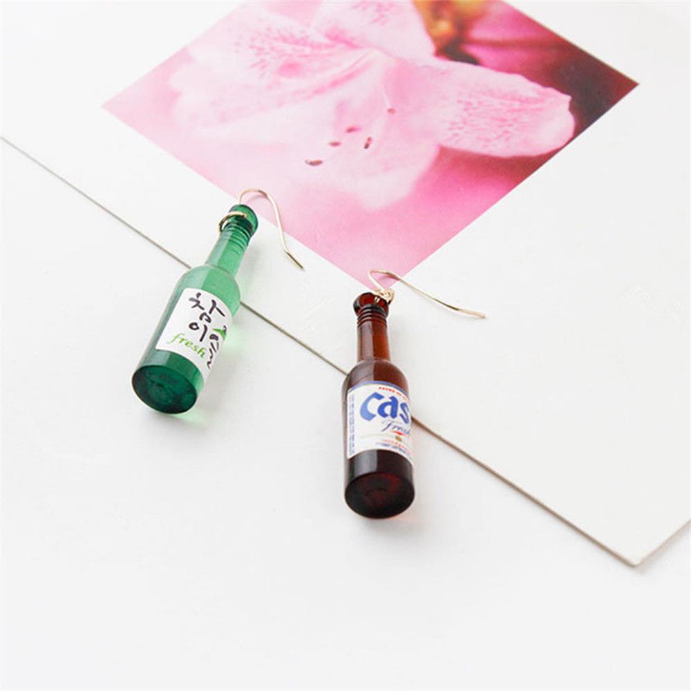 1 Đôi Bông Tai Hình Chai Rượu Sáng Tạo Thời Trang Hàn Quốc