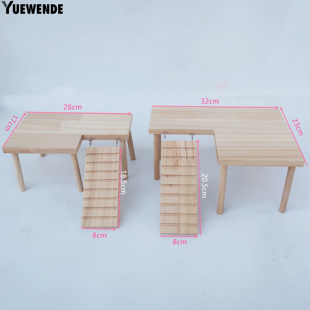 Giá đỡ đứng bằng gỗ tự nhiên cho chuột hamster