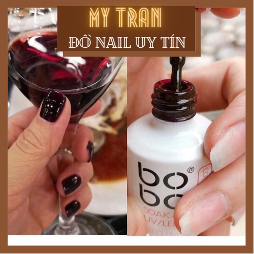 Sơn Gel Bobo Thạch Đỏ Vang Mã 28 - Sơn gel Hot 2021