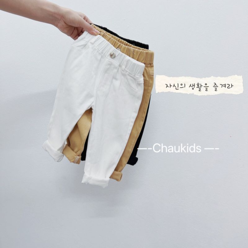 Quần Kaki Dáng Dài Bé Trai 4 Màu Chất Mềm Đẹp_umeekids
