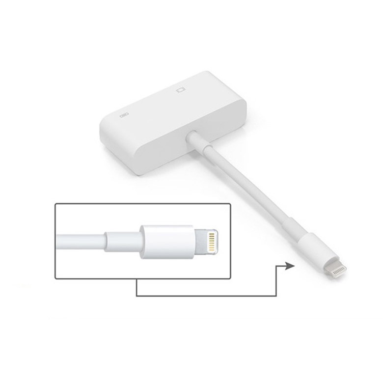 Cáp chuyển Lightning ra VGA Adapter (Hàng chính hãng)