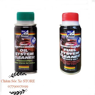 COMBO BLUE CHEM CHO XE MÁY SÚC ĐỘNG CƠ BLUE CHEM- VỆ SINH HỆ THỐNG XĂNG BLUE CHEM