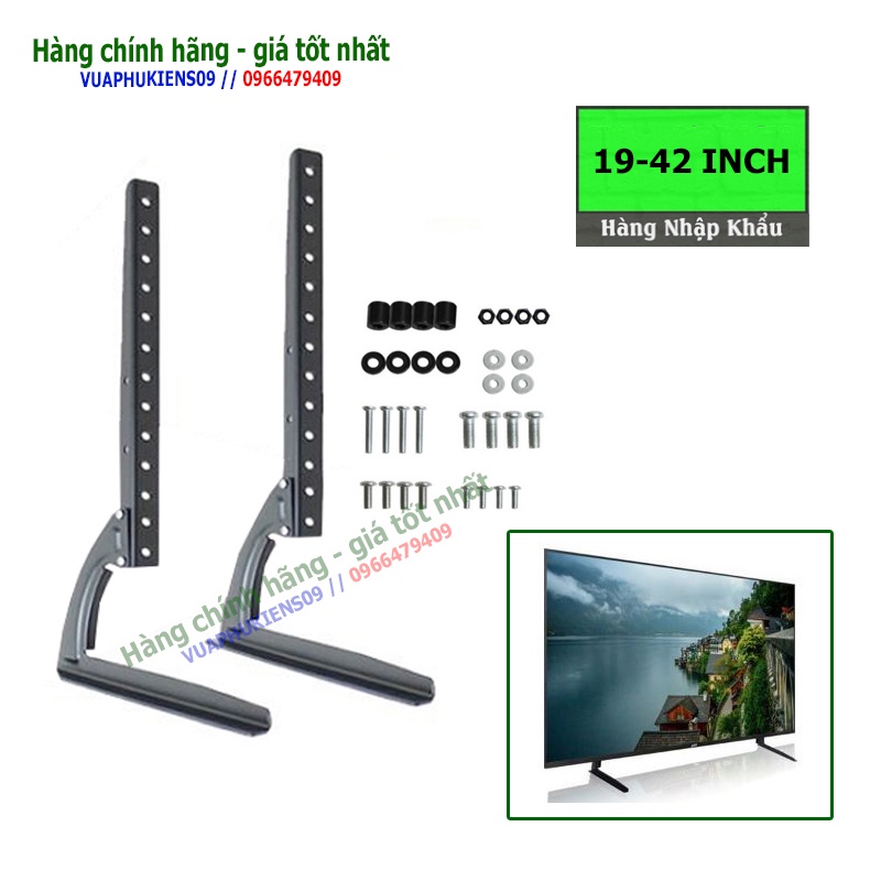 Chân đế tivi để bàn dùng cho mọi hãng tivi từ 19-42 inch - Hàng nhập khẩu
