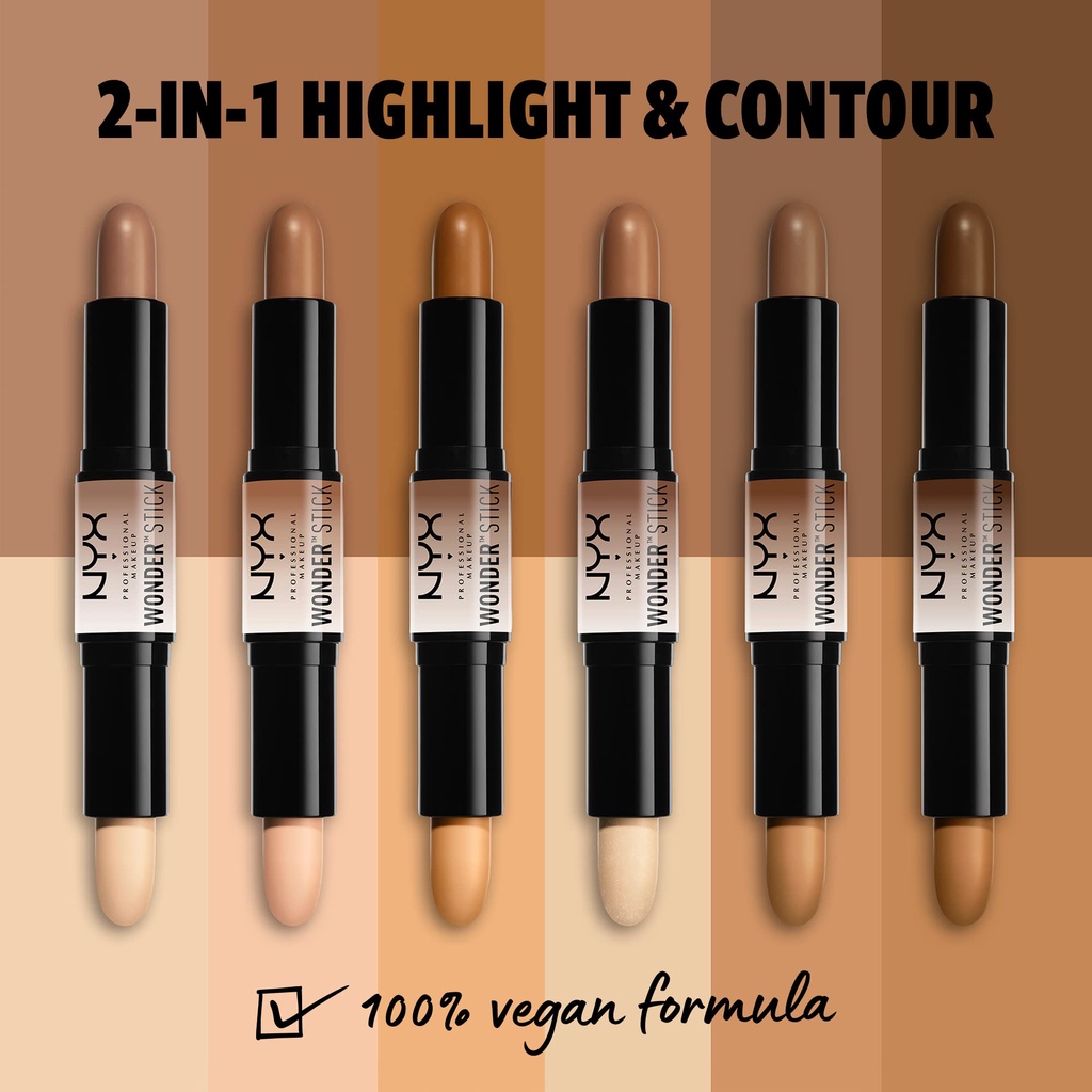 Thỏi tạo khối dạng sáp NYX Wonder Stick Highlight & Contour các màu