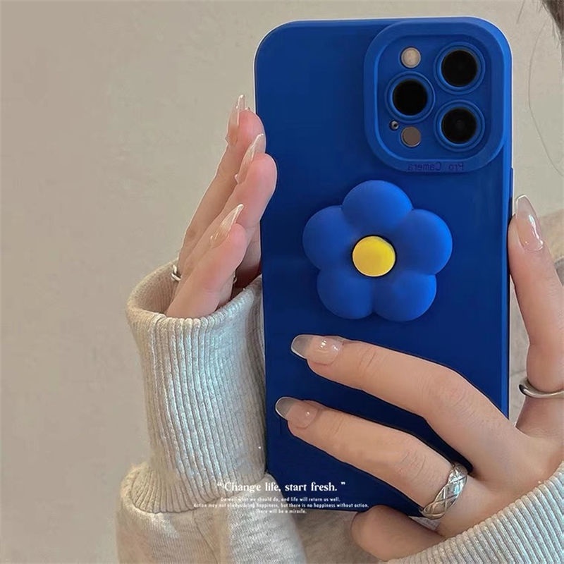 Ốp điện thoại silicon hình hoa 3D thích hợp cho iPhone 12 13 11 Pro Max X Xs Max Xr 7 8 Plus