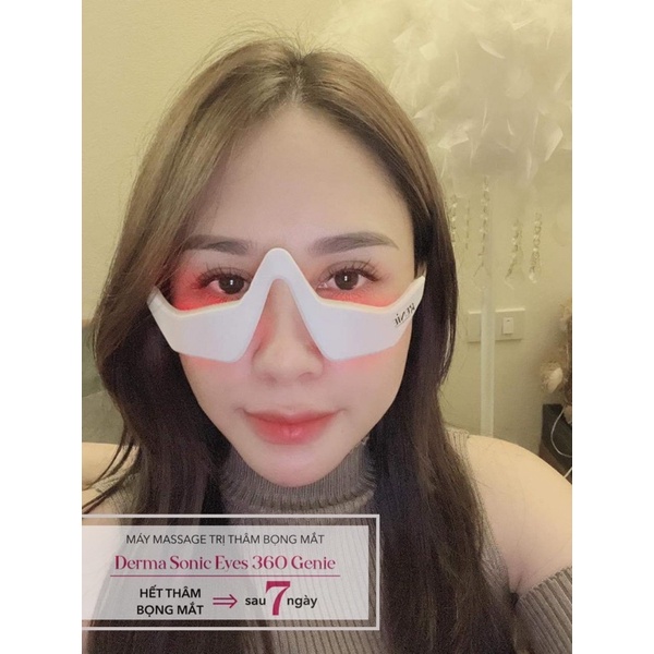 Máy massage mắt Derma Sonic Eye 360 Genie (Bảo hành đổi mới 6 tháng)