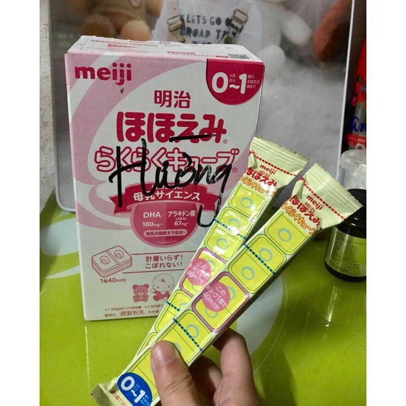 Sữa Meiji Nội Địa dạng thanh số 0-1